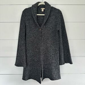 Henri Bendel Spa Women’s Medium Grey Open Cardigan Wool Cashmere